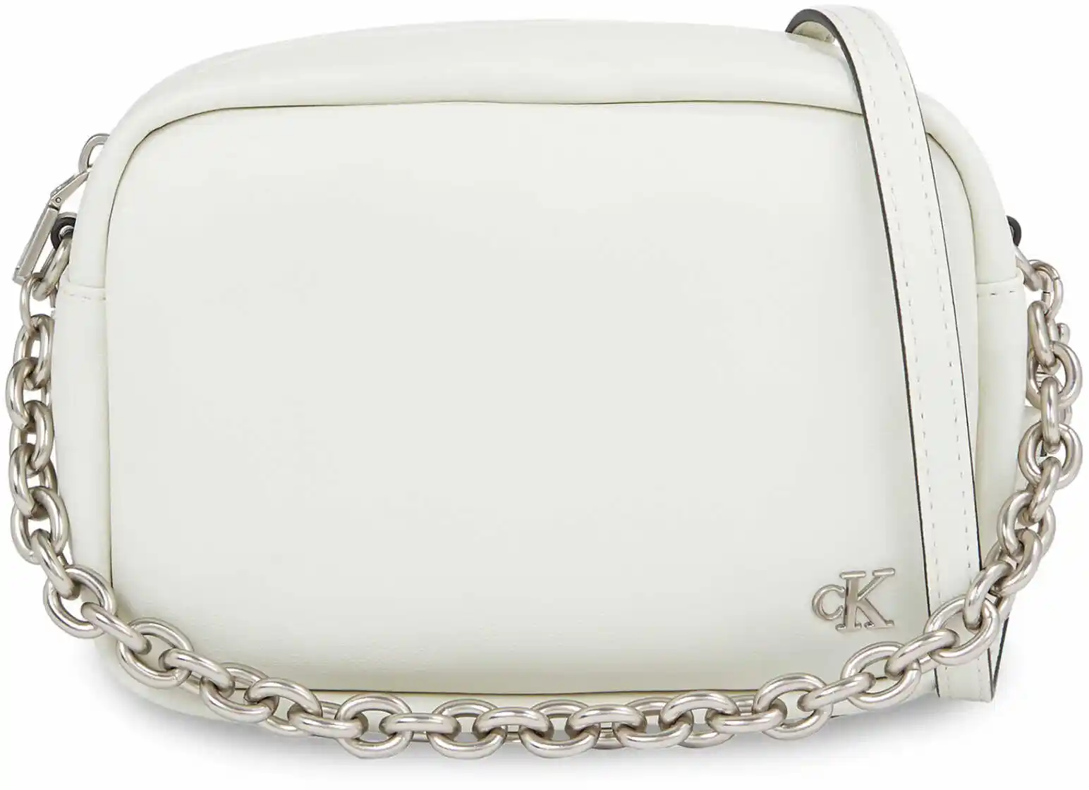 Calvin Klein Jeans Torebka Micro Mono Chain Camera Bag18 K60K611949 Ecru