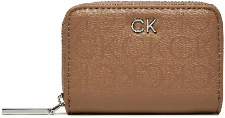 Calvin Klein Mały Portfel Damski K60K612188 Brązowy