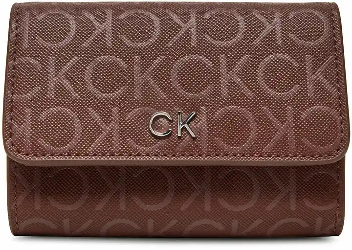 Calvin Klein portfel damski brązowy K60K612684