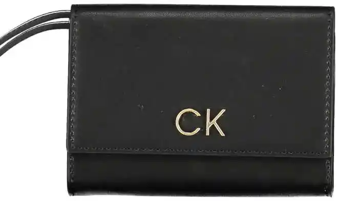 Calvin Klein Portfel damski Re-Lock Bifold & Cardholder Sm K60K611092 Czarny