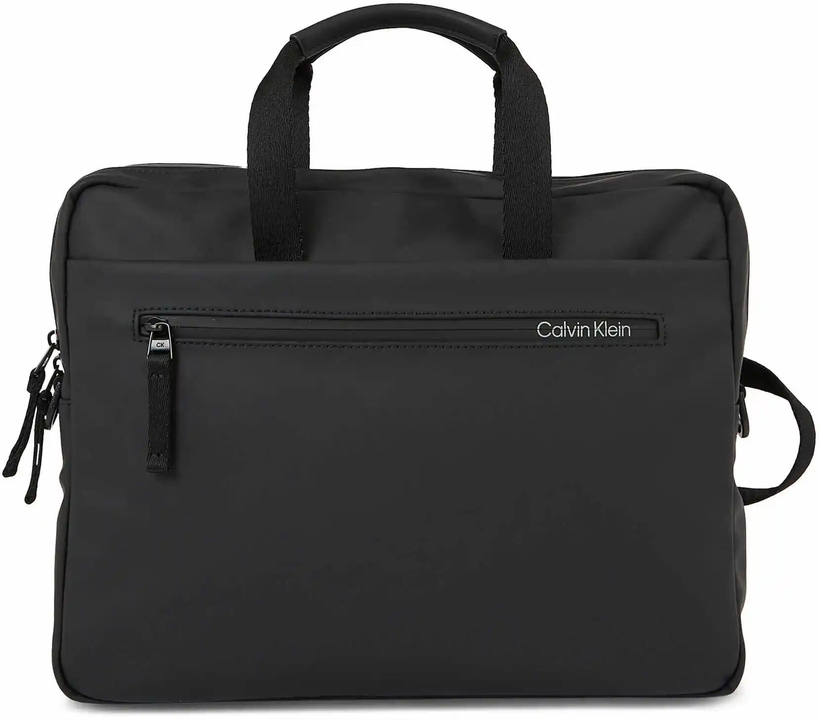 Calvin Klein Torba na laptopa Rubberized Slim Conv Laptop Bag K50K510796 Czarny