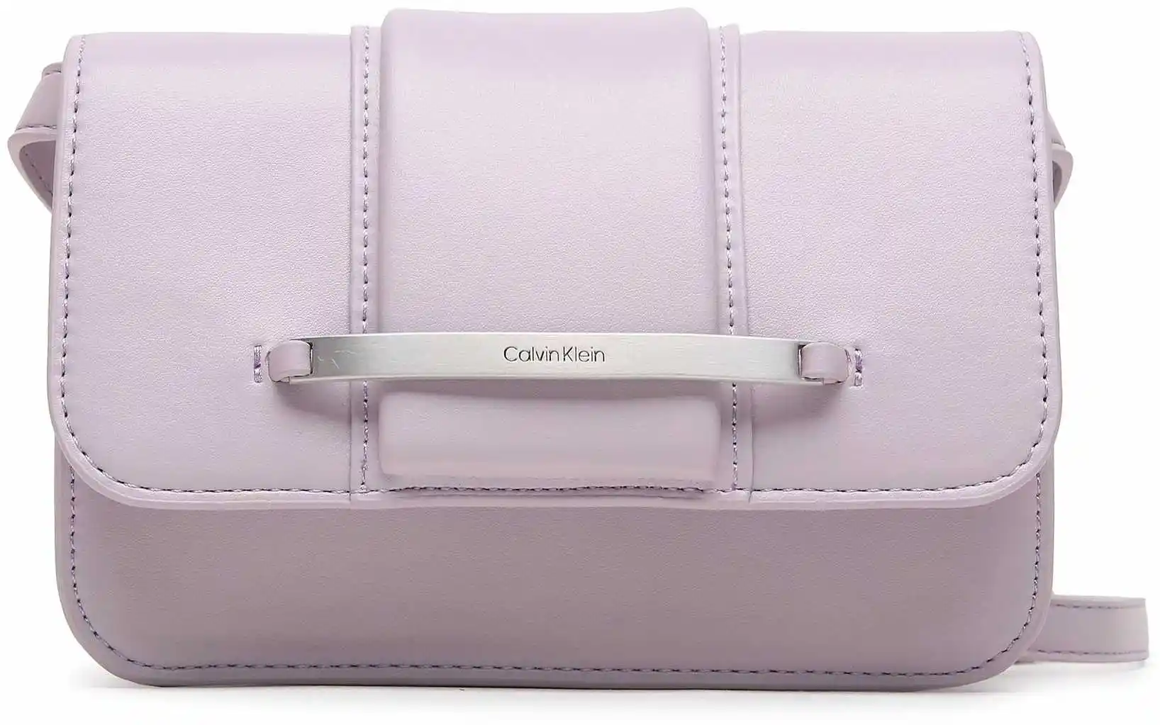 Calvin Klein Torebka Bar Hardware Crossbody K60K610732 Fioletowy