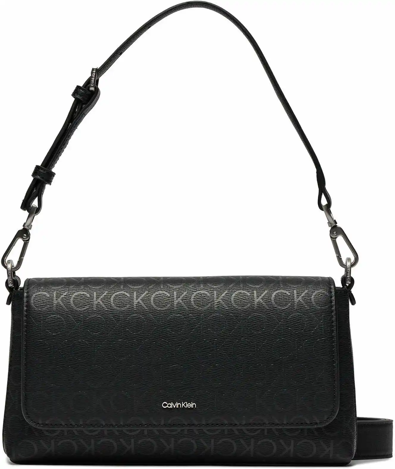 Calvin Klein Torebka CK Must Shoulder Bag_Epi Mono K60K611360 Czarny