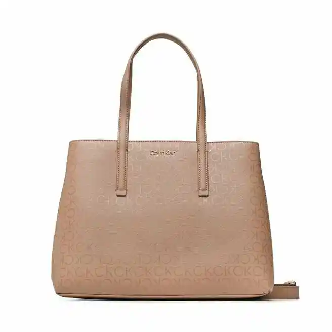 Calvin Klein Torebka CK Must Tote Md Epi Mono K60K610628 Brązowy