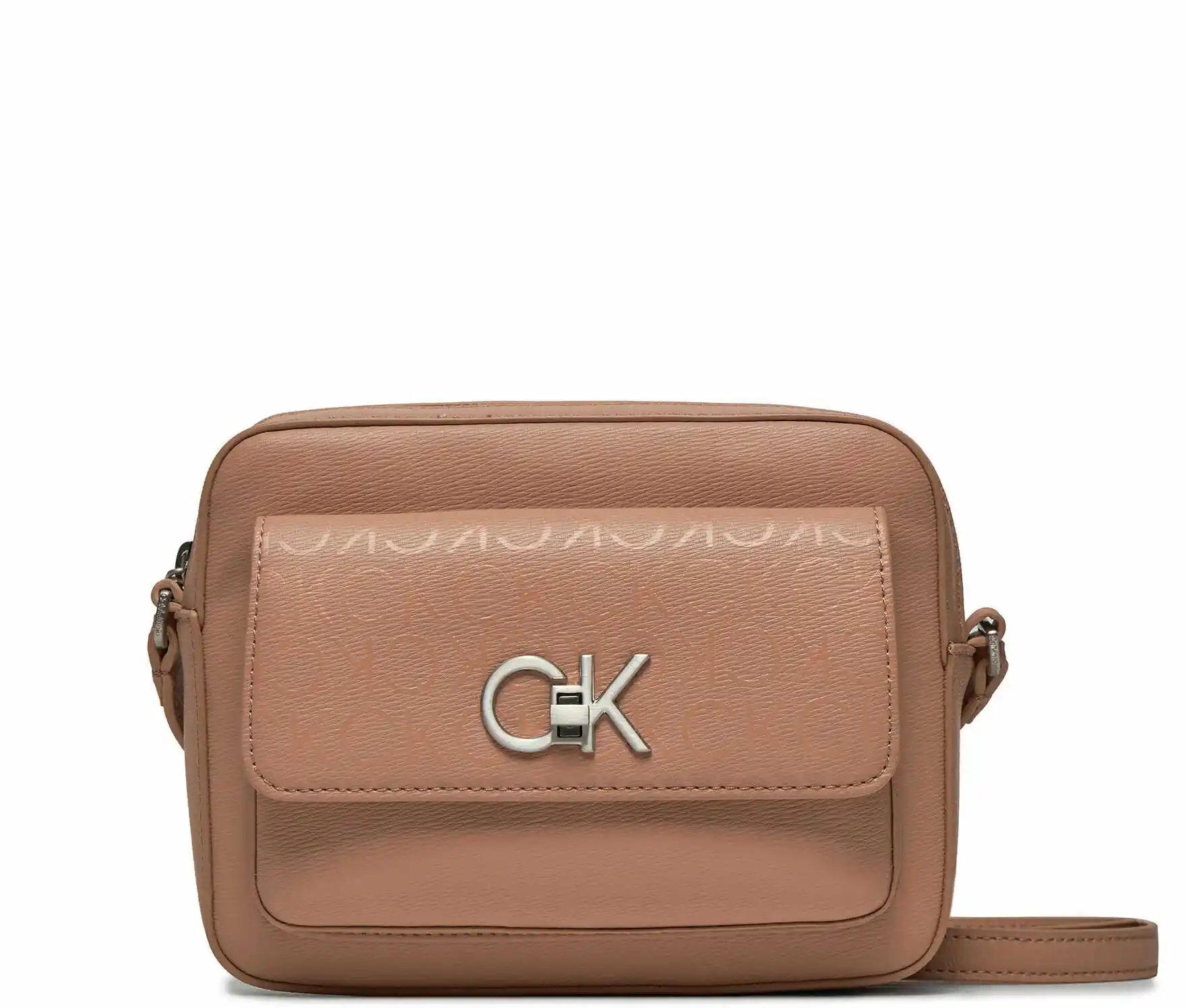 Calvin Klein Torebka Re-Lock Camera Bag_Epi Mono K60K611565 Różowy