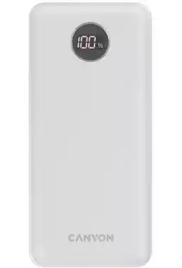 Canyon PB-2002 Biały 20000mAh QC PD 20W Biały Powerbank