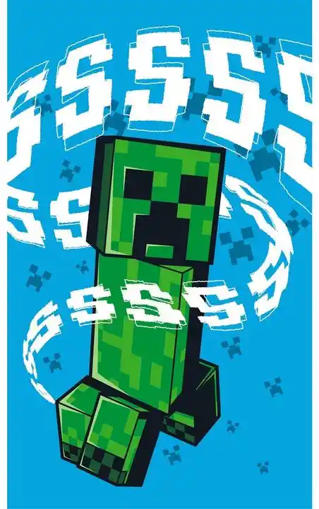 Carbotex Ręcznik dla dzieci Minecraft Creeper Explode 30x50cm