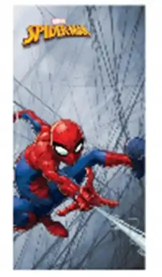 Carbotex Ręcznik kąpielowy dla dzieci Spider-Man Pajęczyna 70x140cm