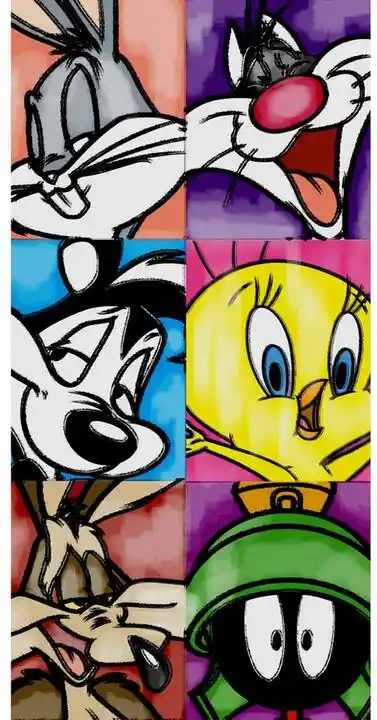 Carbotex Ręcznik kąpielowy Looney Tunes Grupa 70x140cm