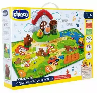 CHICCO Mata edukacyjna Bilingual ABC Interaktywna Farma 10769000130