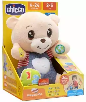 CHICCO Zabawka interaktywna Bilingual ABC Miś okazujący uczucia 00007947000130