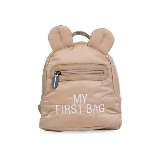 Childhome Plecak dziecięcy My first bag Pikowany Beżowy