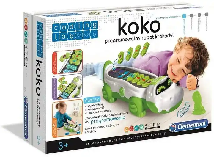 Clementoni Koko Programowalny Robot Krokodyl