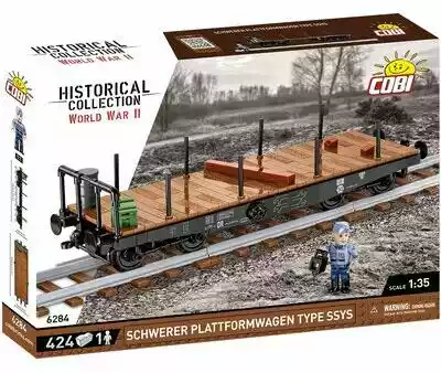 COBI Historical Collection World War II Schwerer Plattformwagen Type SSYS-6284