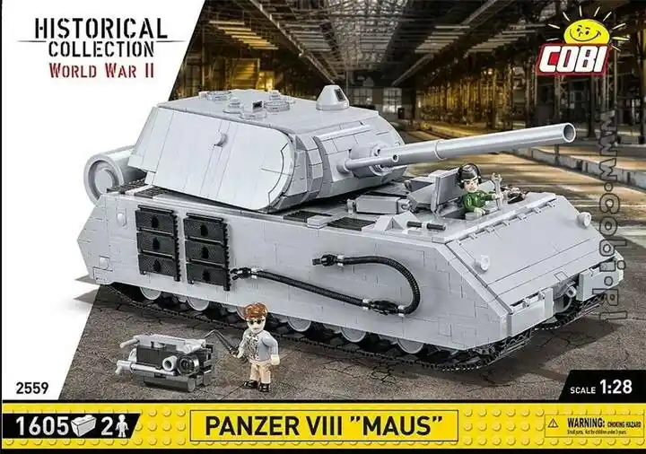 Cobi Klocki 2559 Legendarny Czołg Panzer VIII Maus