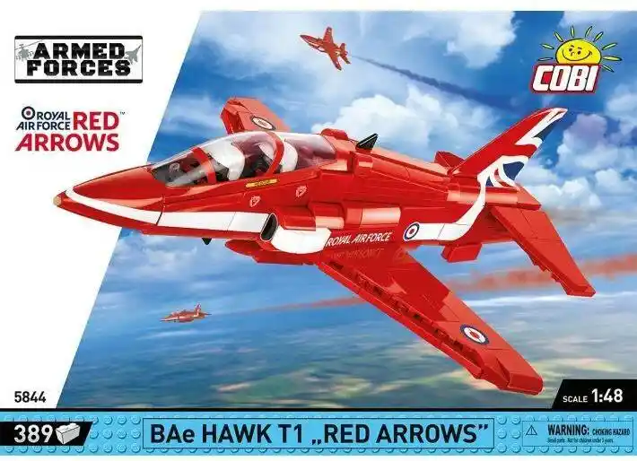 Cobi Klocki 5844 Samolot Bae Hawk T1 Red Arrows