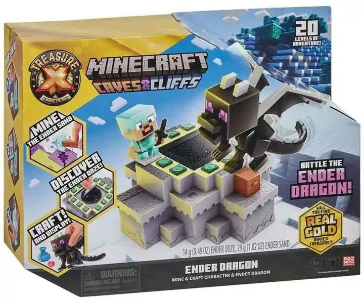 Cobi Zestaw figurek Treasure X Minecraft Caves & Cliffs Ender Dragon MO-41677