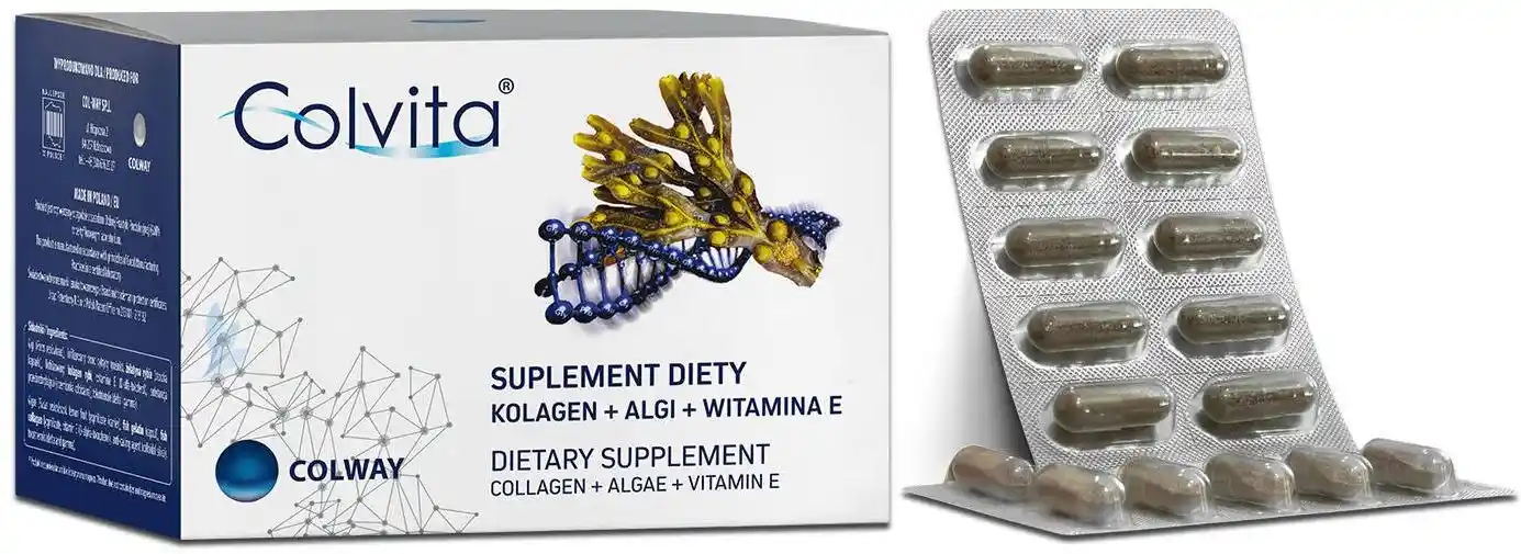 Colway COLVITA - Kolagen Naturalny w Kapsukach - 60 kaps.