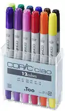 COPIC Ciao Markery Basic 12szt