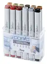 COPIC Classic Kolory Architektury Markery 12szt