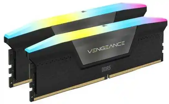 Corsair Vengeance RGB DDR5 5600 C36 32GB 2 x 16GB Czarny Pamięć RAM CMH32GX5M2B5600C36K