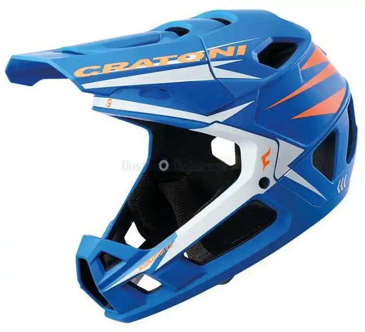 Cratoni Kask rowerowy Interceptor 2.0 full face downhill niebieski L