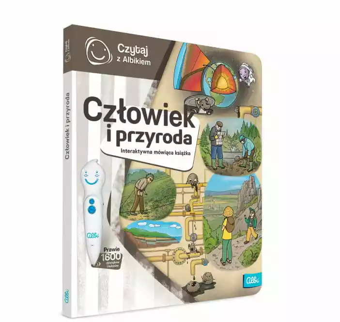 Czytaj z Albikiem Człowiek i Przyroda mówiąca książka Albi