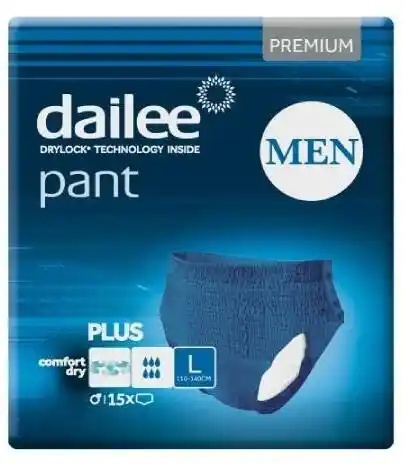 DAILEE Pant Plus Men L majtki chłonne dla mężczyzn 15szt