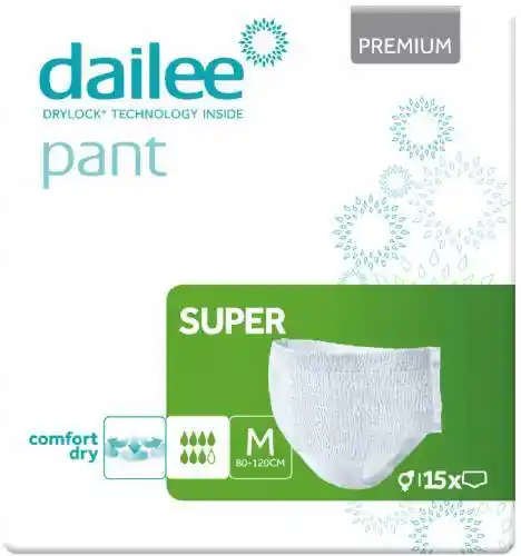 DAILEE Pant Premium Super Majtki chłonne M 15szt