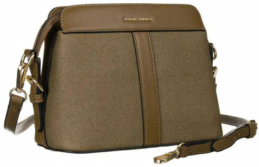 David Jones Listonoszka oliwkowa 6812-2 OLIVE GREEN