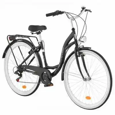 Dawstar Rower miejski Citybike 28 cali damski Biały Kosz