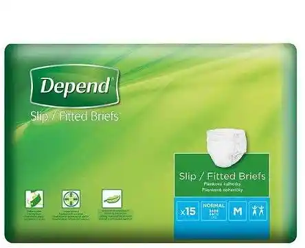 DEPEND SLIP Normal rozmiar M pieluchy dla dorosłych 15szt