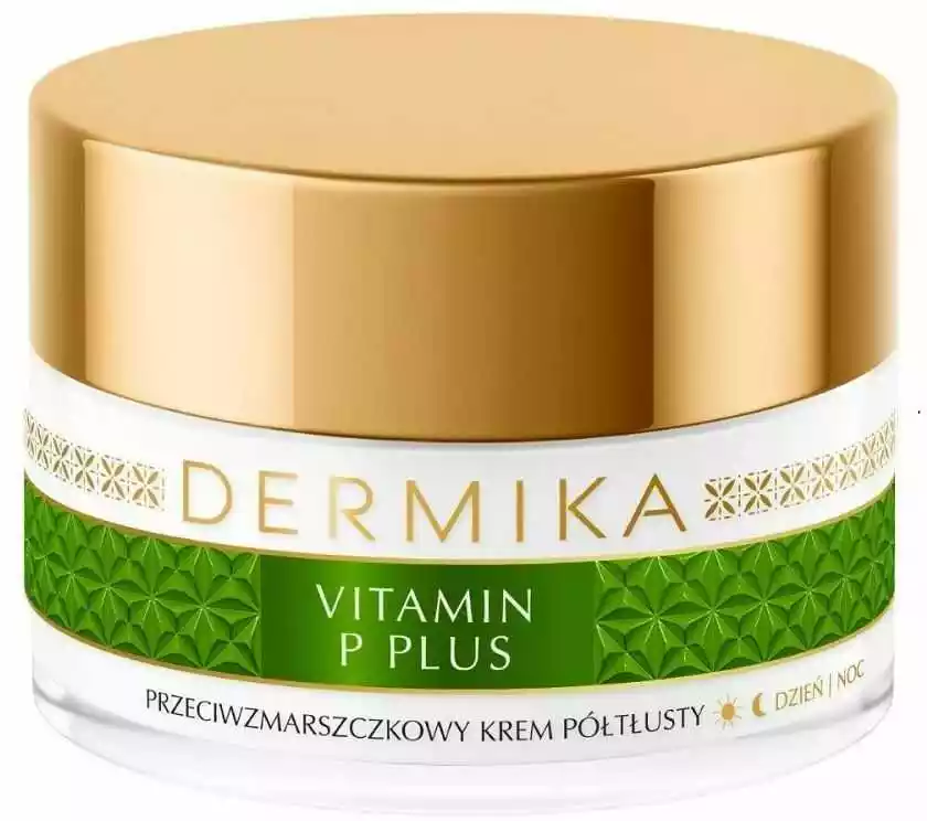 Dermika Vitamin P Plus Przeciwzmarszczkowy krem półtłusty 50ml