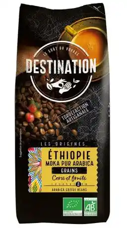 Destination Kawa 100 procent Arabica Moka Etiopia Awasas Ziarnista 1Kgt