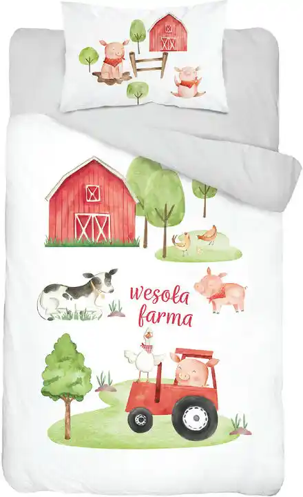 Detexpol Pościel do łóżeczka Wesoła Farma 100x135 5904708907652