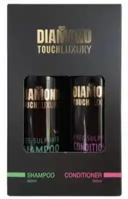 Diamond Touch Box Luxury Zestaw Szampon+Odżywka do włosów bez SLA 2x250ml