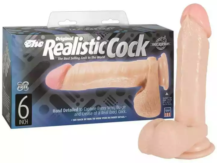 Doc Johnson Realistyczne dildo - wielofunkcyjne (20 cm)