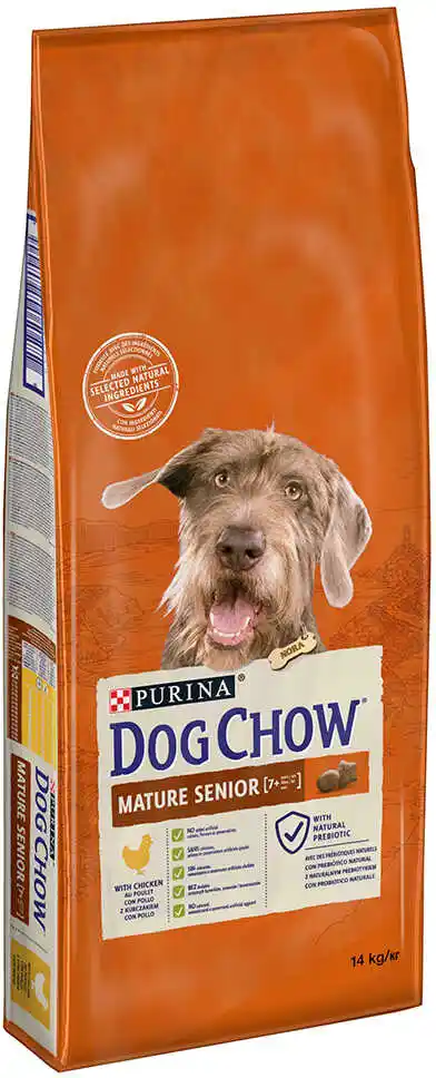 Dog Chow PURINA Mature Senior, kurczak - 14 kg