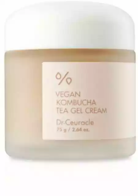 Dr Ceuracle Vegan Kombucha Tea Gel Cream Lekki wegański nawilżający krem-żel odżywia i ujędrnia skórę 75ml