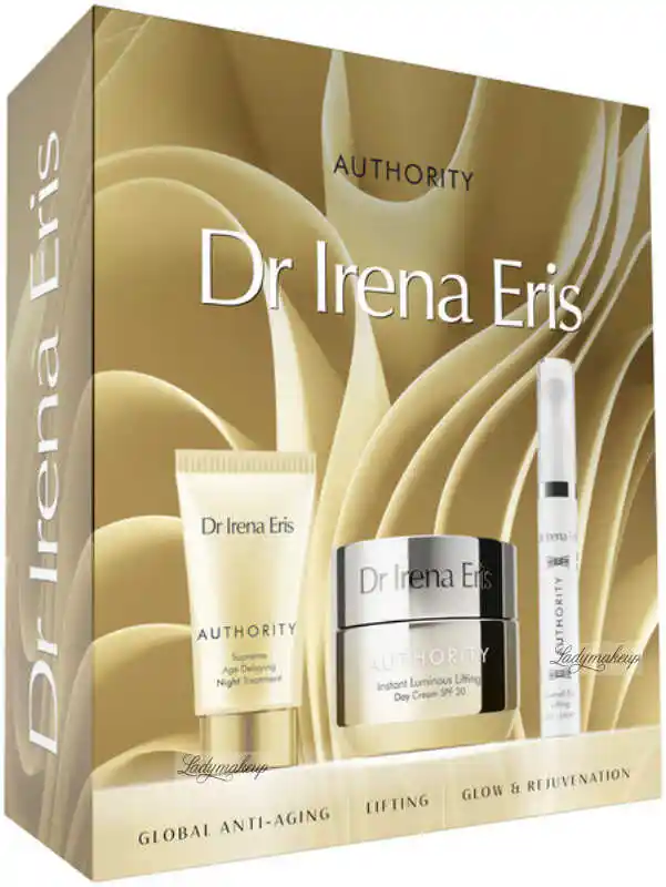 Dr Irena Eris AUTHORITY Zestaw prezentowy Krem na dzień SPF20 50 ml + Krem na noc 30 ml + Serum pod oczy 15 ml