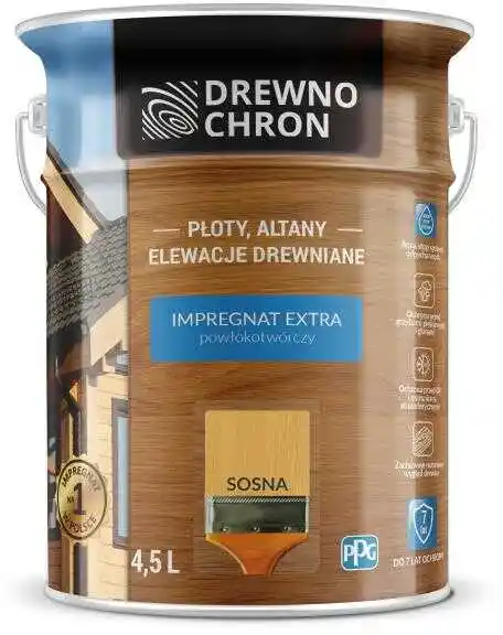 Drewnochron Impregnat Extra Powłokotwórczy Sosna 4,5l