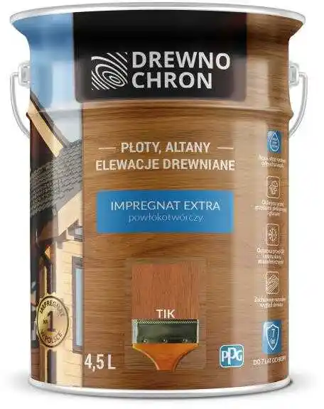 Drewnochron Impregnat Extra Powłokotwórczy Tik 4,5l