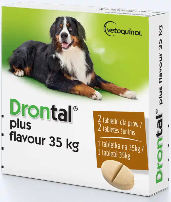 Drontal Plus Flavour 35 kg 2 tabletki dla psów