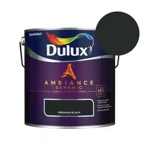 Dulux Farba Ambiance Ceramic Premium Black 2,5L