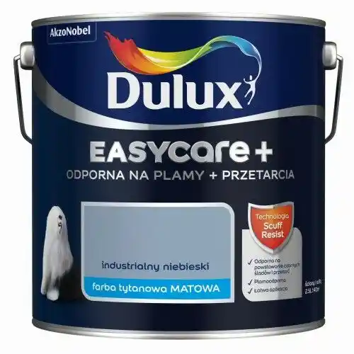 Dulux Farba EasyCare+ Industrialny Niebieski 2,5L