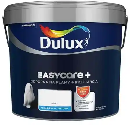 Dulux Farba EasyCare Plus Biała 9L