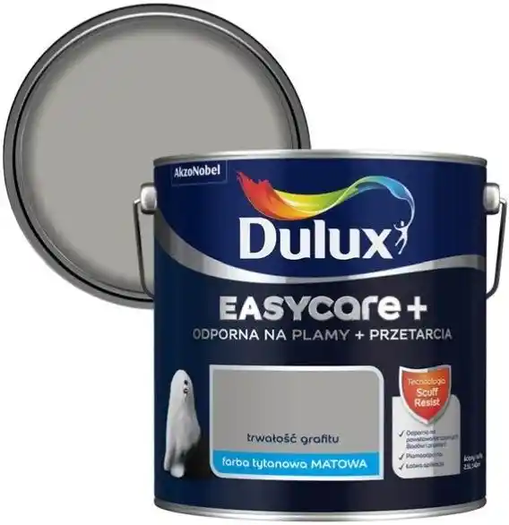 Dulux Farba EasyCare+ Trwałość Grafitu 2,5L