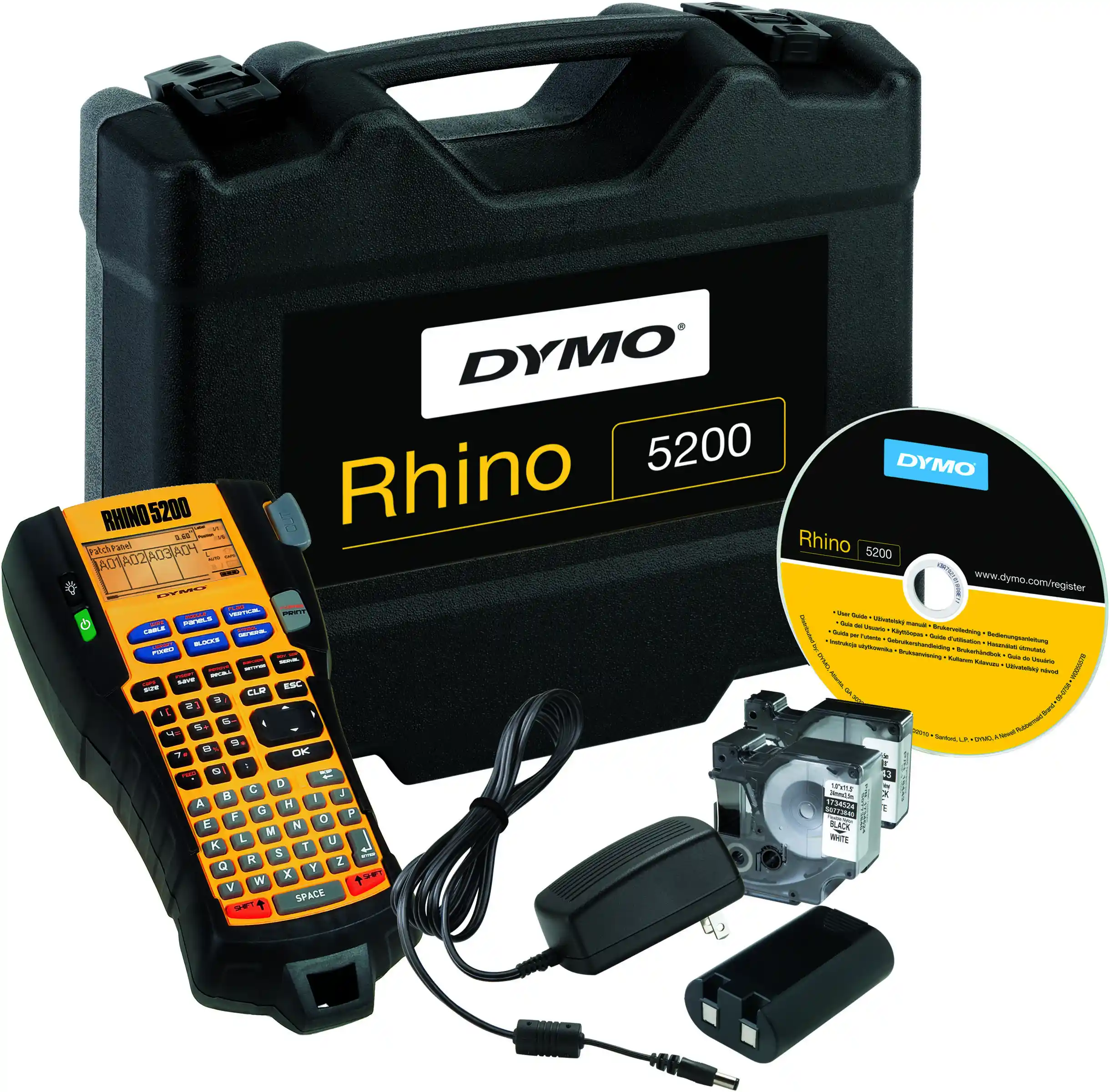 Dymo RHINO 5200 drukarka etykiet z walizką