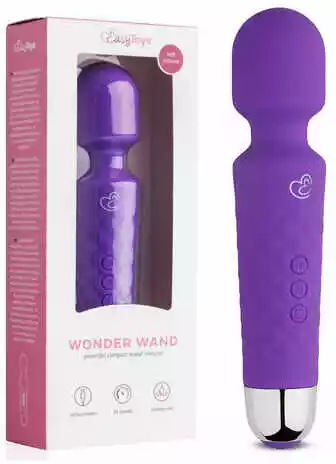 Easytoys Mini Wand - ładowalny wibrator-masażer (fioletowy)