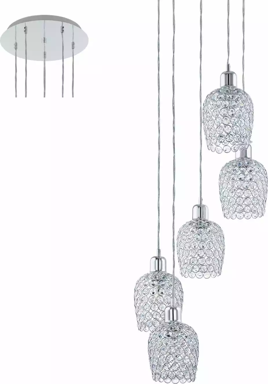 Eglo Lampa wisząca BONARES 1 94898